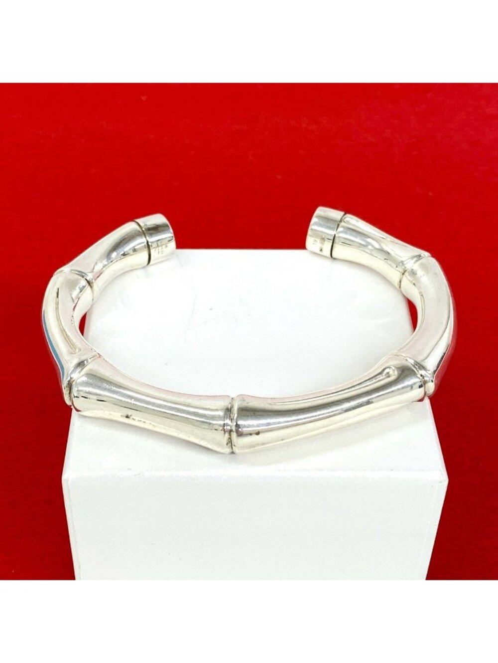 Gucci Bamboo Bangle 925 Sterling Silver Bracelet